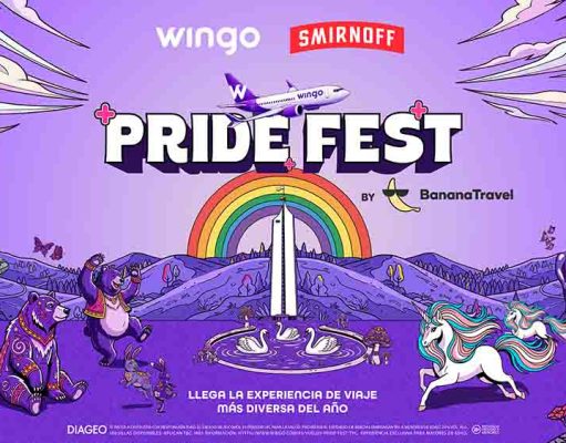 Wingo y Smirnoff llevarán el Pride a las alturas con una experiencia única entre Bogotá y Medellín