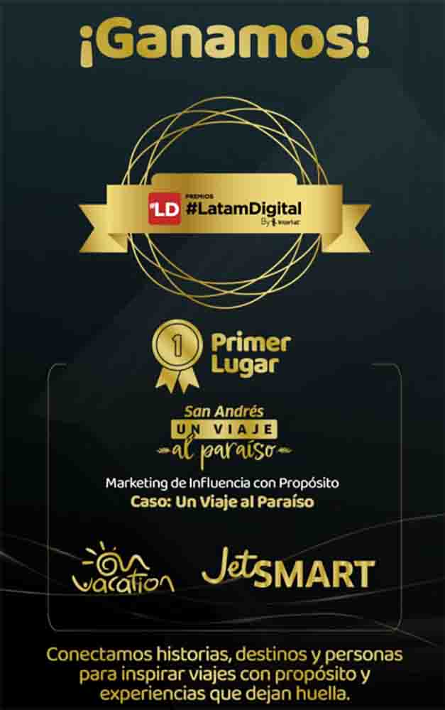 JETSMART Y ON VACATION PREMIOS LATAM DIGITAL 2026